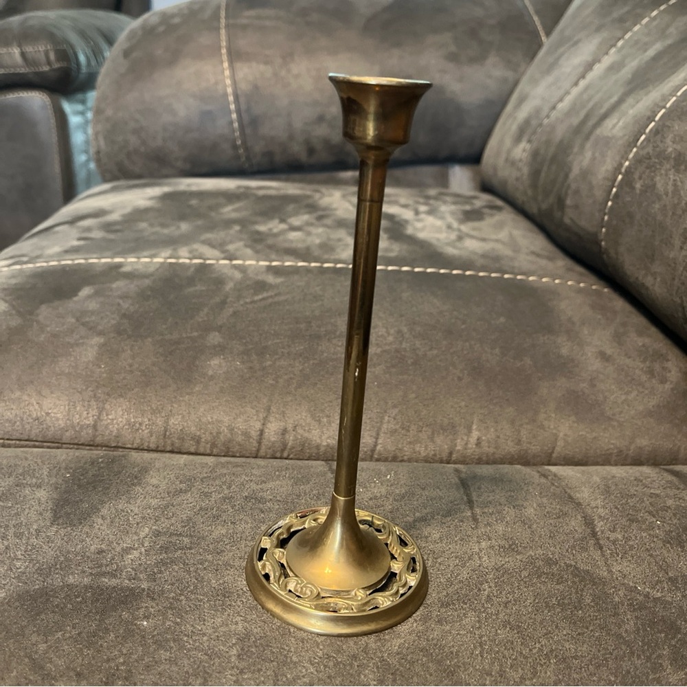 Vintage brass candlestick